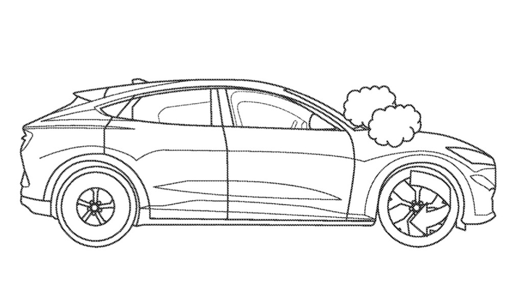 Ford EV burnout mode patent image